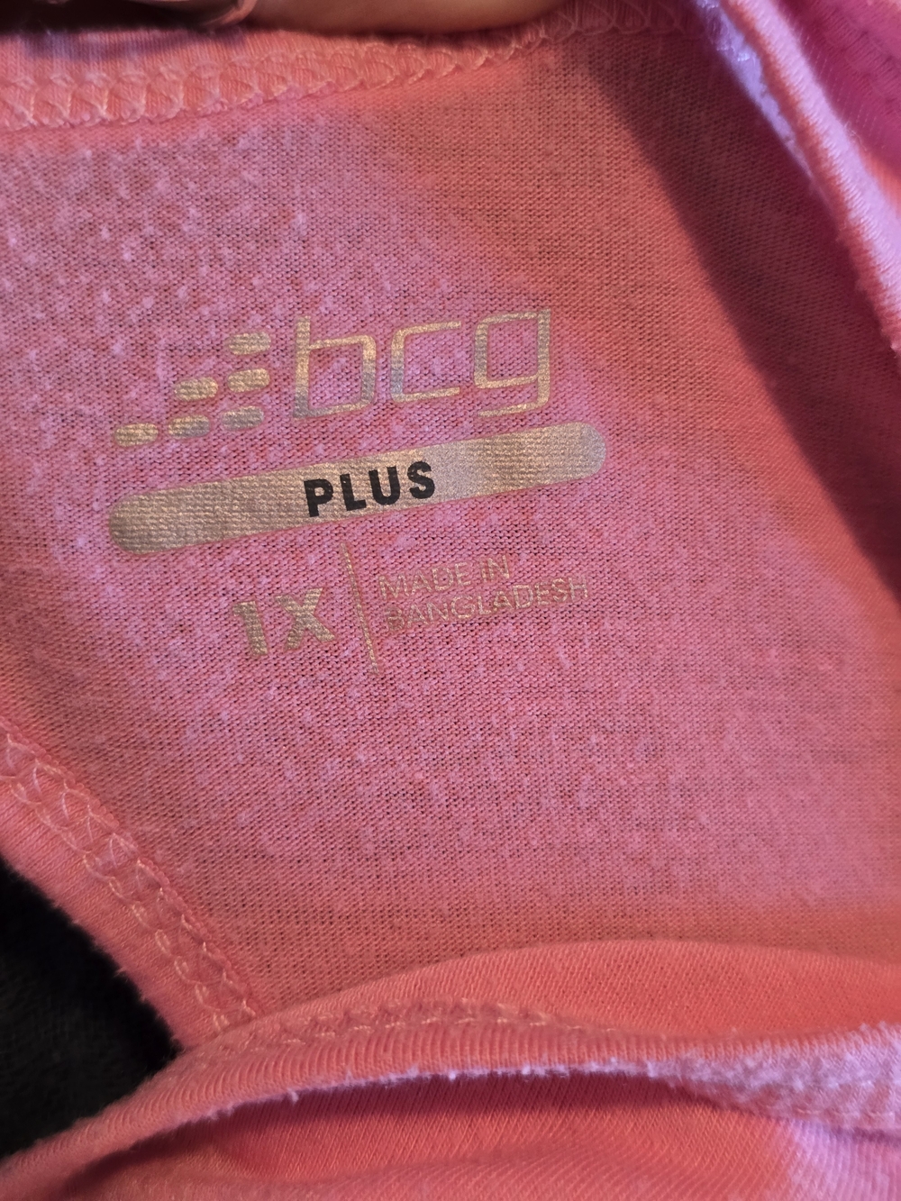 bcg Pink Short-Sleeve V-Neck Top with Crisscross Back - Picture 3 of 6